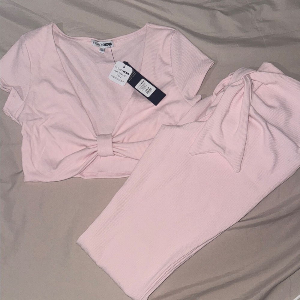 Pink Women's leggings set